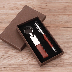 Set regalo con portachiavi e penna in metallo promozionale Design personalizzato <span class=keywords><strong>per</strong></span> uomini e donne in incontri d'affari - Product Image 4