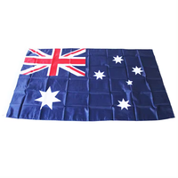 Vente en gros 3x5ft polyester australien personnalisé durable drapeaux australiens