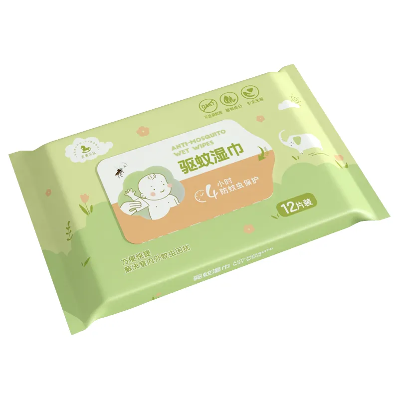 Best Selling Outdoor Sport Mosquito Repellent Wipes Night Sleep Baby Care Wipes To Prevent Mosquito Bites