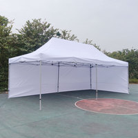 Tonnelle pliante commerciale 3x6m avec parois latérales pour salons professionnels européens - Portable toutes saisons