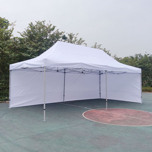 Tenda gazebo commerciale 3x6 con parete laterale per tenda fiera del mercato europeo - Product Image 4