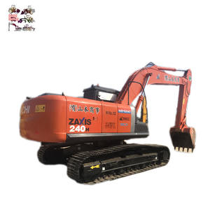 Excavatrice Hitachi ZX240-5G d'occasion, importée du Japon, modèle ZX240-3G authentique, année 2021, 24 tonnes, avec moteur. - Product Image 1