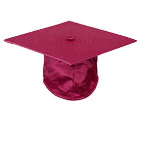 Togas y birretes de graduación brillantes color granate para adultos, con borla, uniforme universitario unisex para adultos, año 2026 - Product Image 3