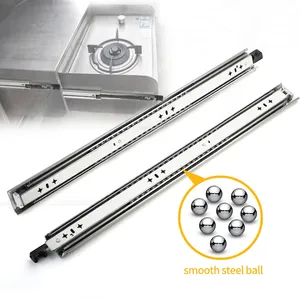 Nhà Máy Tùy Chỉnh Overtravel Công Nghiệp Nhiệm Vụ Nặng Nề Ngăn Kéo Trượt 2.0Mm Độ Dày Cho RV Giải Trí Hộp Công Cụ Mở Rộng Nền Tảng - Product Image 4