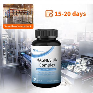 Cápsulas de Complejo de Magnesio con Plazo de Entrega Rápido, Entrega en 15-20 Días, Fábrica de Suplementos OEM, Pedido Flexible para Reabastecimiento de Stock - Product Image 2