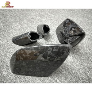 ฝาครอบกระจกมองข้างคาร์บอนไฟเบอร์คุณภาพสูงแบบแห้ง สำหรับเปลี่ยนกระจกมองข้างรถยนต์แลมโบ ฮูราแคน LP580 LP610 ปี 2014-2018 - Product Image 4
