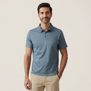 Nueva Llegada, Camiseta Polo Casual de Golf para Hombre, 100% Algodón Pima Ultra Suave, Manga Corta, Camisa Polo de Negocios - Product Image 1