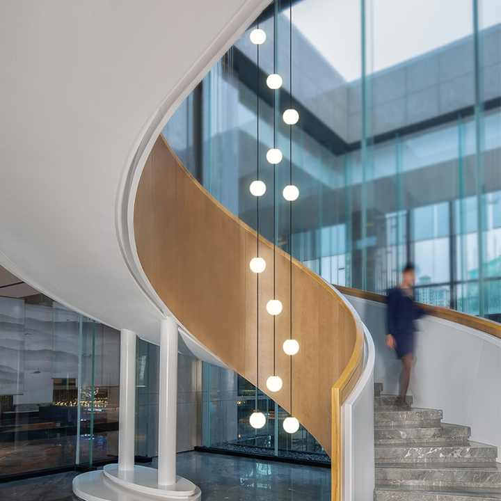 Picture of Customized Chandelier - Modern Lobby LED Pendant Light