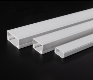 Taille de boîtier de fil électrique en <span class=keywords><strong>PVC</strong></span> en plastique de gouttière de fil d'usine de la Chine - Product Image 5