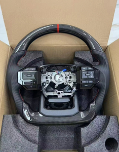 Volante Estilo <span class=keywords><strong>GR</strong></span> de <span class=keywords><strong>Toyota</strong></span> con Botones de Control de Fibra de Carbono para Alphard 80 Hilux Land Cruiser - Product Image 4
