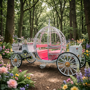 Wedding Royal <b>White</b> Mobile <b>Pumpkin</b> Horse Cart Cinderella Carriage <b>White</b> Cinderella Horse Carriages Wagon Cinderella - Product Image 1
