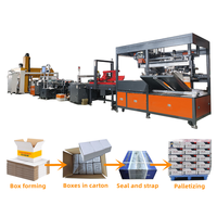 Machine de boîtes en papier entièrement automatique Focuspack pour l'étiquetage de remplissage de caisses d'emballage de boissons alimentaires pour la fabrication de cigarettes