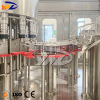 Chine 500ML entièrement automatique 3 en 1 petite entreprise échelle bouteille minérale pure Table eau potable Machine de remplissage ligne prix