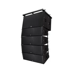 2024 Pro audio active double 18 inch speaker line array speakers 1200W two way line array pa sound system