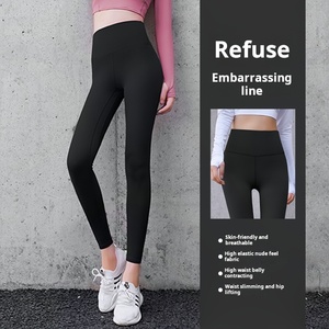 <span class=keywords><strong>Leggings</strong></span> da Yoga a vita alta per il Fitness sportivo pantaloni pieghevoli bianchi Sexy da ragazza per la corsa che sollevano <span class=keywords><strong>Leggings</strong></span> elastici sottili a vita alta - Product Image 3