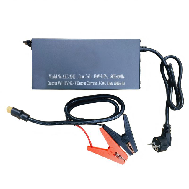 10-92.4V 3-20A 30A Voltage and Current Adjustable Power Switch Charger Lifepo4 Battery 12v 24v 36v 48v 60v 72v 96v 20a AC to DC