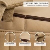 Sac fourre-tout en nylon recyclé lavé et matelassé, résistant à l'eau, de la marque BAGENS