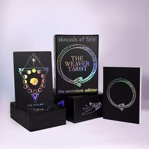 Jeu de cartes de tarot en papier d'impression de haute qualité avec guide d'achat de cartes de luxe <span class=keywords><strong>Magic</strong></span> Oracle Cartes de tarot personnalisées en gros - Product Image 3