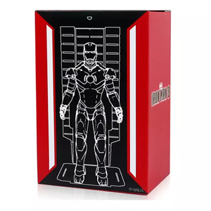 Figurines d'action Marvel Iron Man <span class=keywords><strong>de</strong></span> ZD Toys, armure lumineuse, vitrine d'exposition, échelle 1/10 pour figurine miniature <span class=keywords><strong>de</strong></span> collection - Product Image 6
