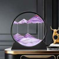Marco de Arena Cinética 3D con Paisaje Marino, Decoración Artística, Regalo, Arte de Arena en Movimiento, Paisajes de Arena
