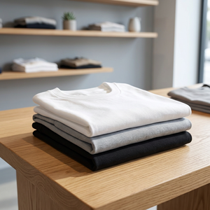 T-shirts pour hommes de haute qualité, style hip-hop, en coton 100% tricoté à carreaux 210g, avec logo personnalisé imprimé en sérigraphie sur le devant, faible MOQ - Product Image 4