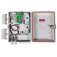 Boîtier de distribution de fibre optique 16 cœurs 16 voies, boîtier de répartition PLC pour télécommunications, boîtier CTO FTTH IP65