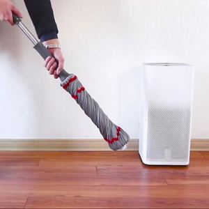 Serpillère auto-essoreuse à long manche pour le nettoyage des sols en vinyle et stratifié, avec têtes lavables en microfibre, idéale pour le bureau à domicile - Product Image 2