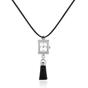 Women Minimal Retro Tassel Necklace <b>Watch</b> Waterproof Quartz Wrist <b>Watch</b> - Product Image 5