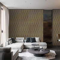Panneau mural en PVC autocollant, composite, ondulé, ignifuge et imperméable, personnalisé, pour usage intérieur