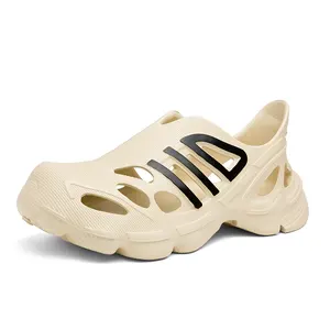 Sepatu Flip flop kasual wanita, Kasut olahraga datar Anti Slip EVA lembut musim panas untuk lelaki dan perempuan