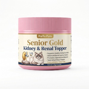 Advanced Senior <strong>Cat</strong> Kidney Supplement 60g <strong>Renal</strong> <strong>Food</strong> Topper Promotes Fluid Balance Low Phosphorus B-Vitamins Private Label - Product Image 6
