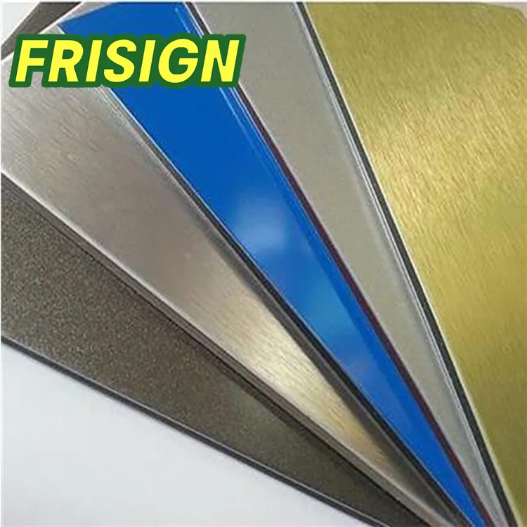 Precio de fábrica, compuesto de aluminio ACM PVDF decorativo para panel de pared de revestimiento de pared Interior o exterior