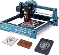 Máquina de Grabado Láser Portátil SCULPFUN C1, Área de Grabado 150 * 130 mm, Mini Grabador Láser Perfecto para Principiantes en Bricolaje y Corte