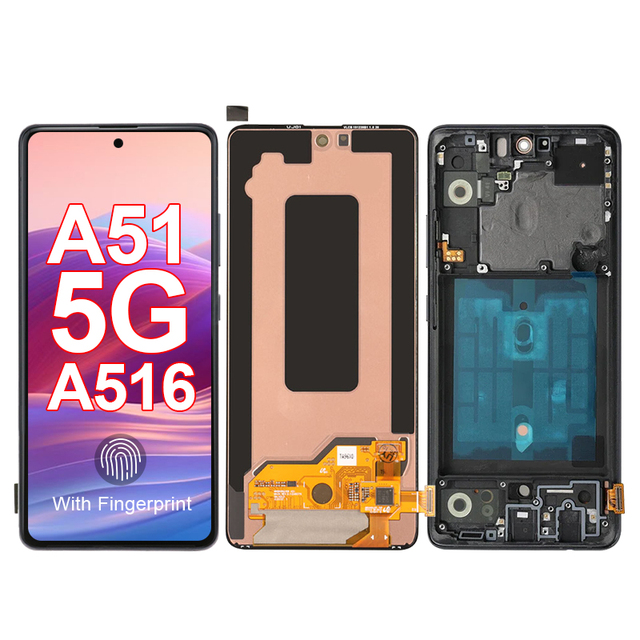 A51 Replacement Para Tela Amoled Pour Touch Screen Original Price Display De Lcd A51 5g Oled with Frame for Samsung Galaxy A516F