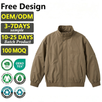 Fournisseur de premier plan : Blousons bomber de travail et vestes d'hiver pour hommes, de haute qualité, décontractés, amples, zippés, style vintage, style streetwear