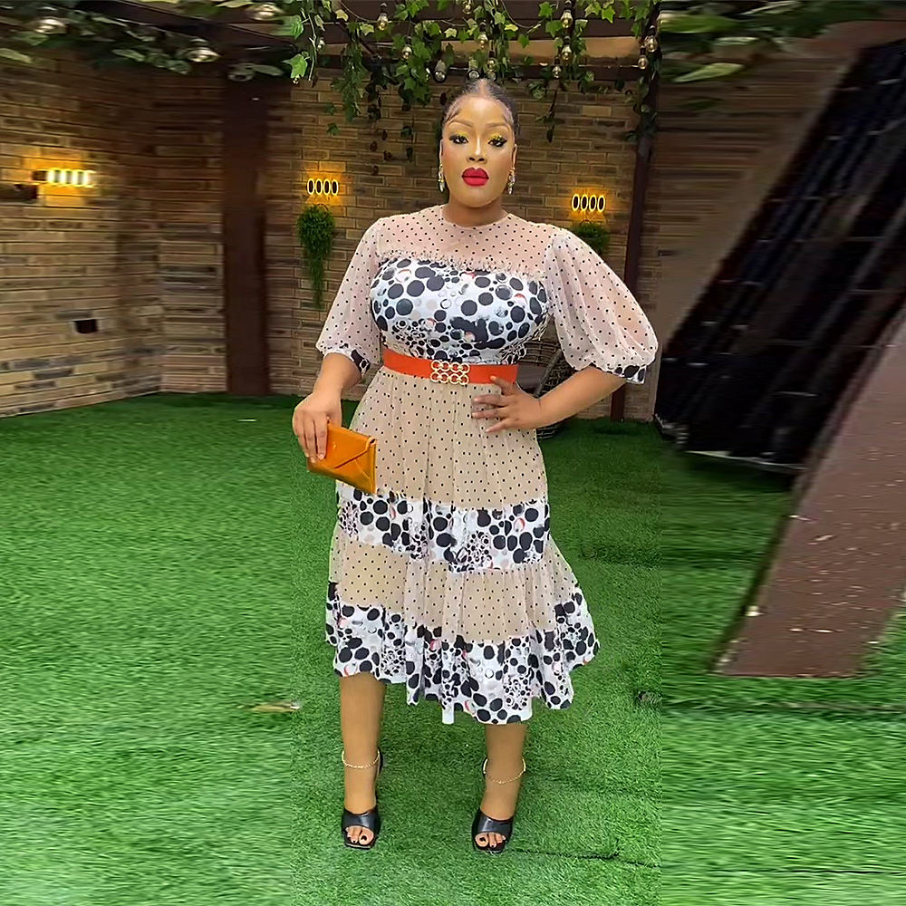 H D New Design African Plus Size Dresses Designs Ghana for Women