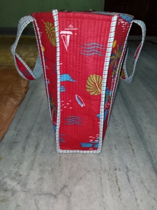 Blue Luxury Premium Women's <b>Tote</b> <b>Bag</b> with Embroidery Classic Zipper Closure Indian Manufacturer Exporter for <b>Summer</b> - Product Image 4