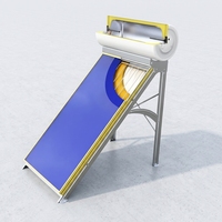 Chauffe-eau solaire plat TY 150L pour douche, à économie d'énergie, avec télécommande, design autoportant, boîtier en acier galvanisé, classe A