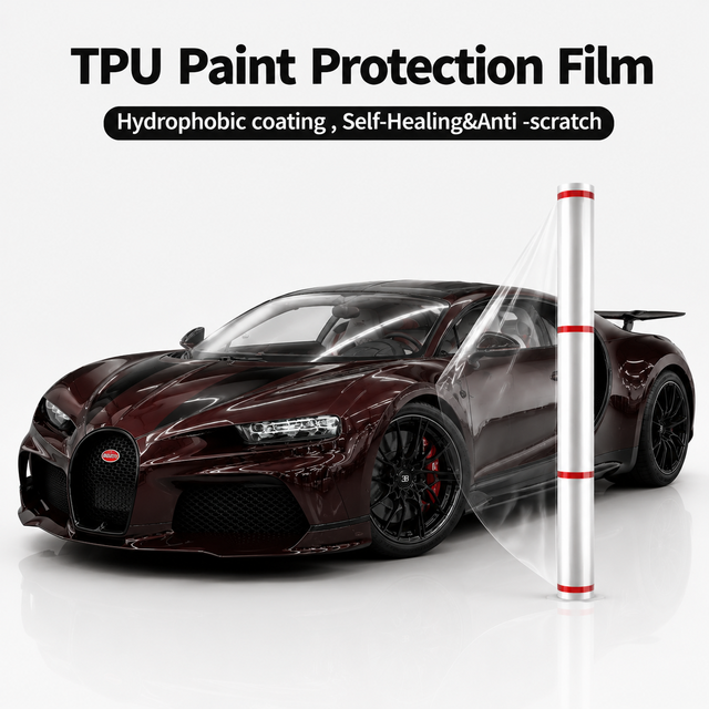 Factory Wholesale Aliphatic TPU Self Healing Clear PPF 8.5mil Anti Yellowing TPU Paint Protection Film 1.52*15m for Auto Shop