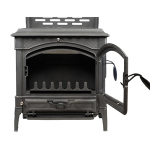 Poêle à <span class=keywords><strong>bois</strong></span> utilisable pour la <span class=keywords><strong>cuisson</strong></span>. Cheminée en fonte. - Product Image 5