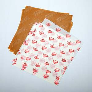 Papier alimentaire résistant à la graisse imprimé avec logo personnalisé, pour sandwichs, shawarmas, emballages alimentaires, 500 pièces - Product Image 6