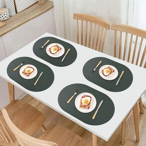Sottopiatto da Tavola in Pelle Personalizzato, Decorazione di Lusso per Ristorante, Tovagliette in Pelle Vegana per Tavolo da Pranzo Stile Nordico - Product Image 2