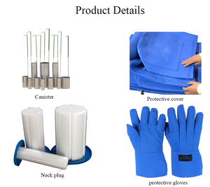 干托运人YDS-3H胚胎移植罐精液精子液氮容器，用于航空船和样品 - Product Image 6