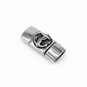 Yunnique – boucle de bracelet magnétique en acier inoxydable, conception d'ancrage cylindrique pour la fabrication de bracelets - Product Image 1
