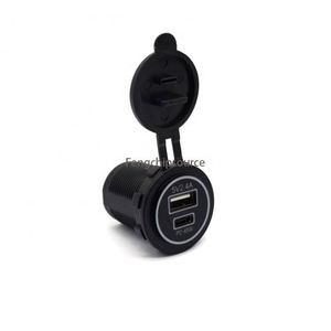 Cargador de Coche Aplicable para Automóviles, Motocicletas, Barcos y Yates, Cargador de Teléfono Móvil Modificado TIPO-C/PD45W +2.4A - Product Image 4