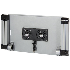 Soporte portátil de aleación de aluminio para cama, escritorio plegable ajustable para ordenador portátil/soporte/mesa con ventilador enfriador - Product Image 3