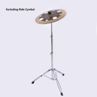 Silver Stainless Steel Double Braced Chrome Adjustable 22mm Base Pipe Drum Hardware Percussion Mount Holder Gear Set