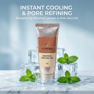 Gel Refrescante Instantáneo con Mentol y Aloe Vera para Reducir Poros y Cuidar la Piel - Product Image 1