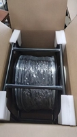 Câble de microphone professionnel XLR 3 broches mâle-femelle 50m avec enrouleur, blindage tressé en feuille, faible latence pour les performances sur scène