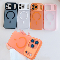 Coque de téléphone transparente anti-salissure Skin Touch pour iPhone Air 16 17 Pro Max, compatible avec la charge sans fil, coque magnétique résistante aux chocs